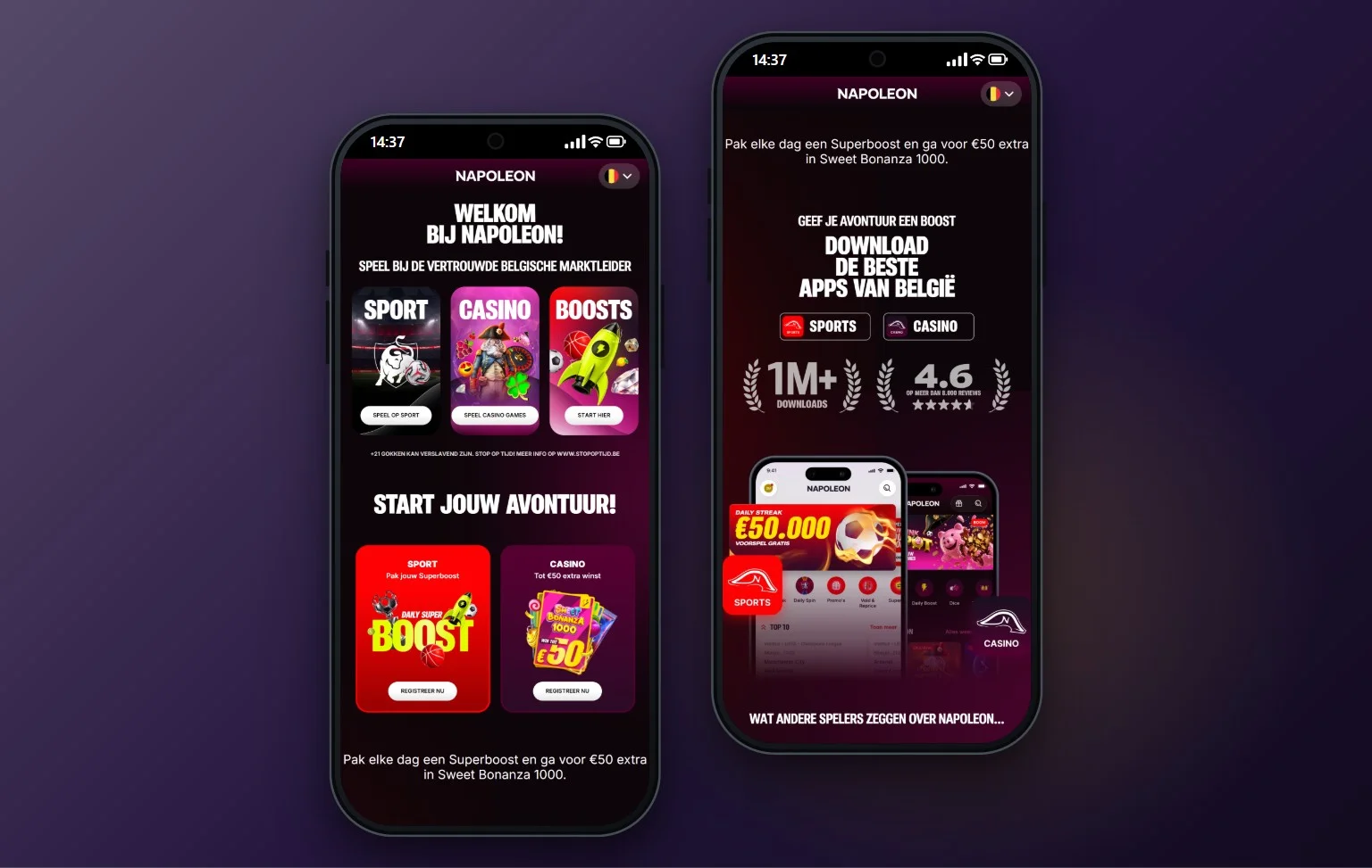 casino skrill: de homepage van casino Napoleon