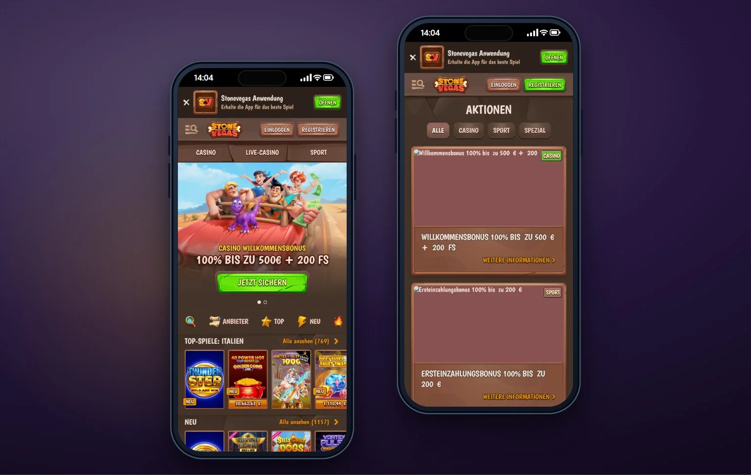 Beste Skrill Casinos: Startseite von StoneVegas