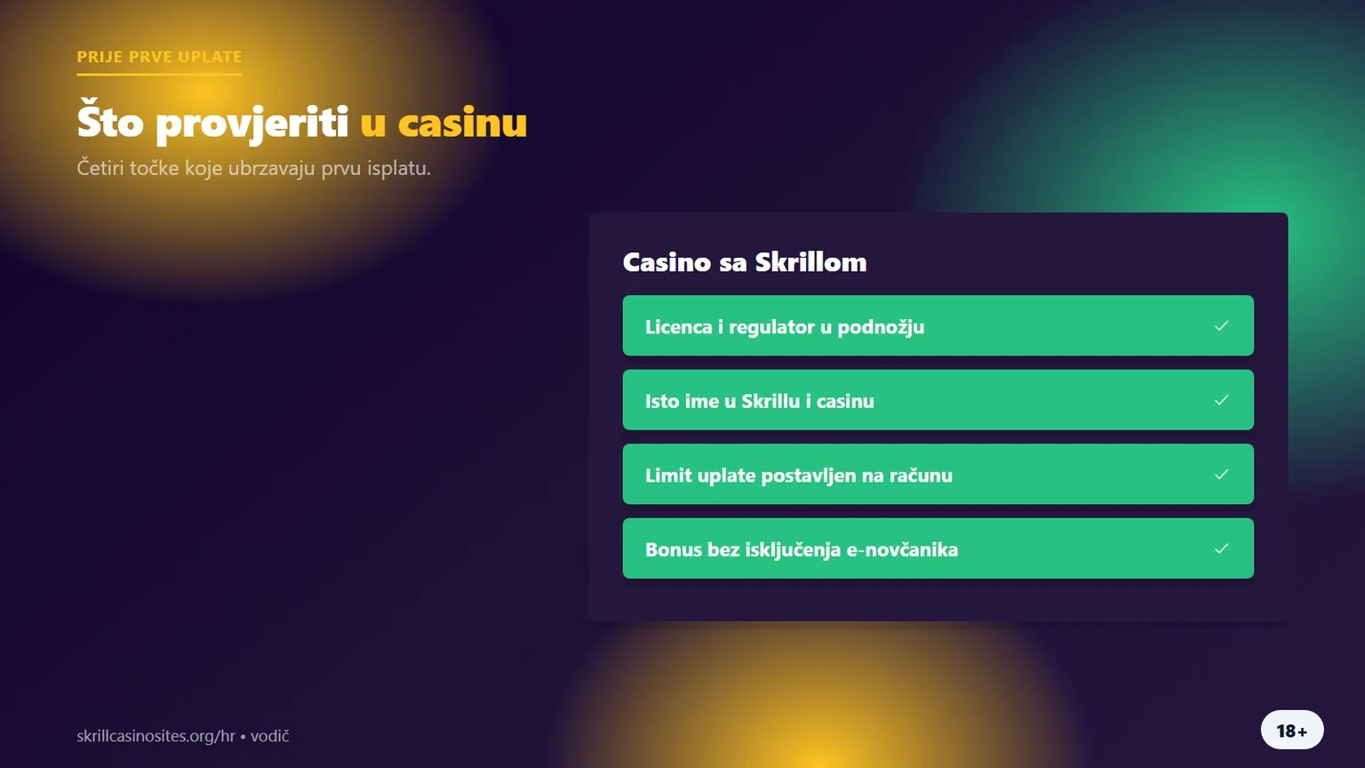 Skrill isplata u casinu: provjera prije uplate