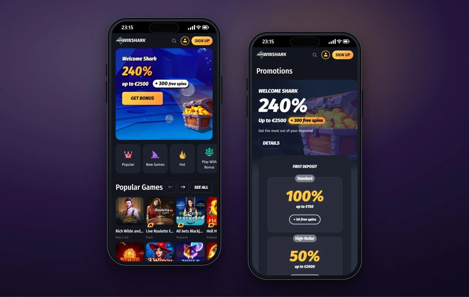 skrill casino: početna stranica WinShark