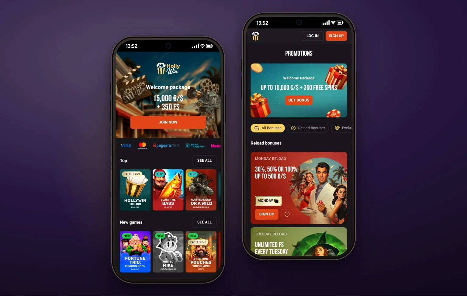 skrill nederland: de homepage van casino Hollywin