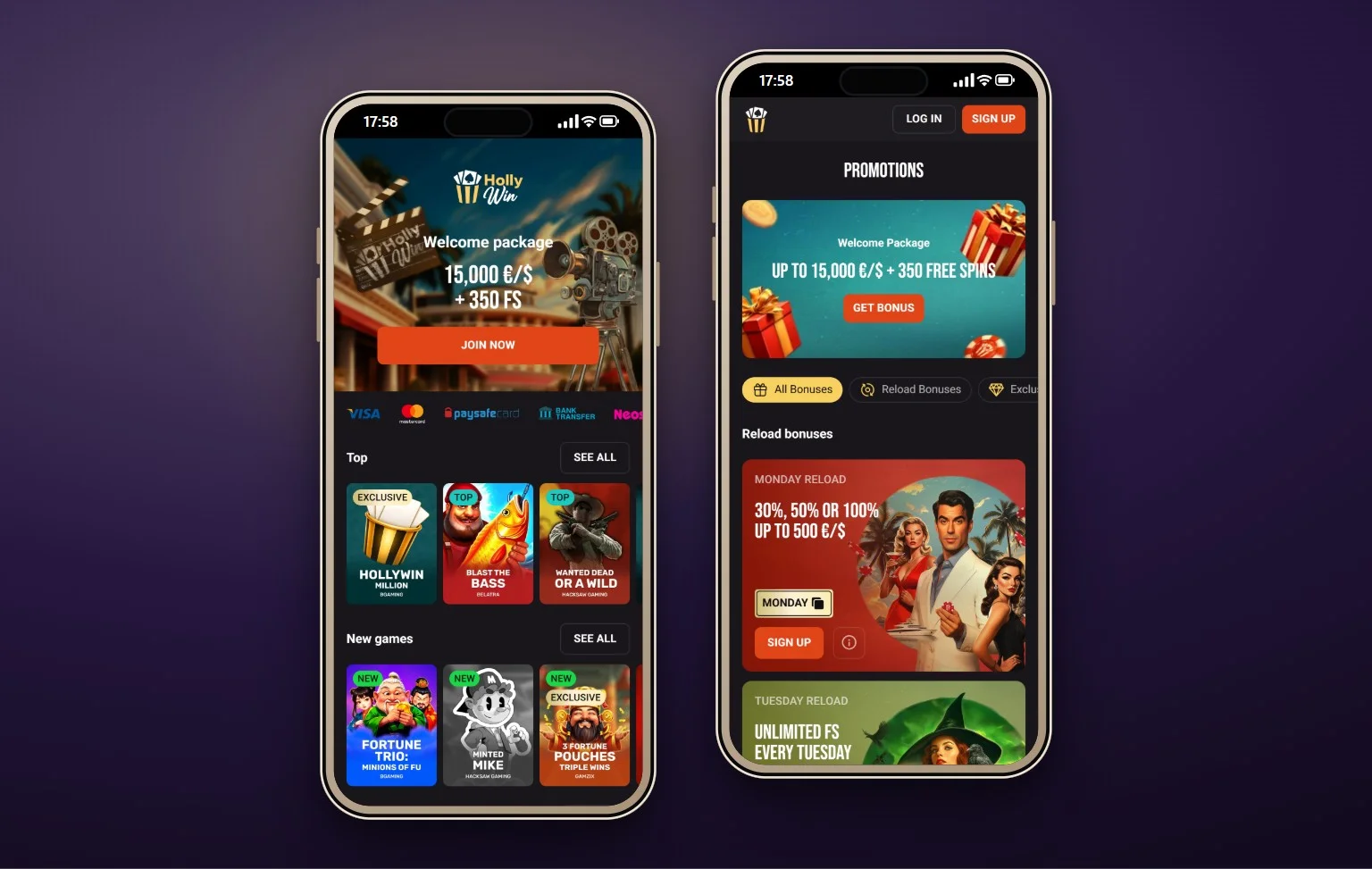 casino online com skrill: a entrada do Hollywin