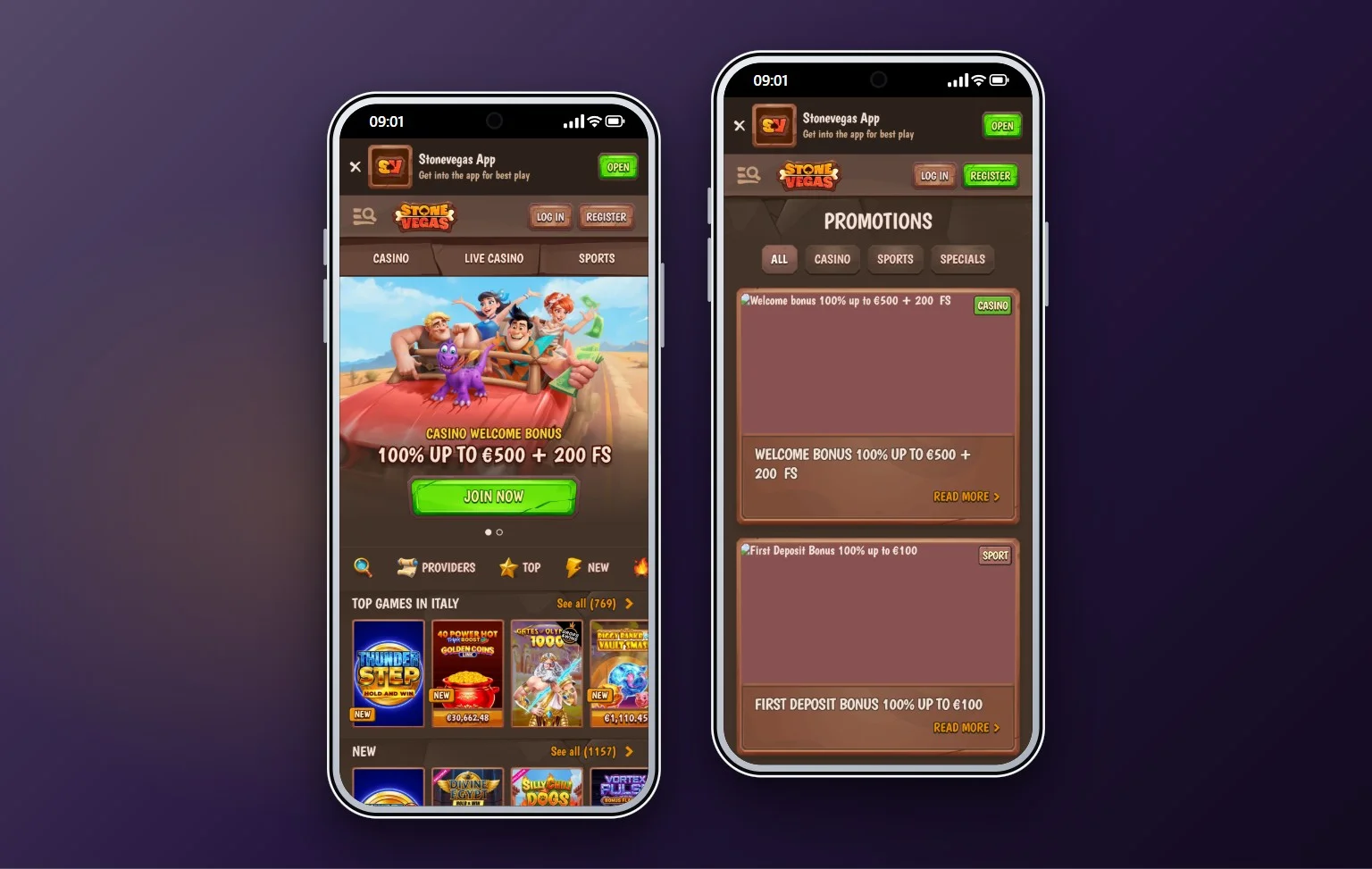 skrill casino: startsidan på casinot StoneVegas